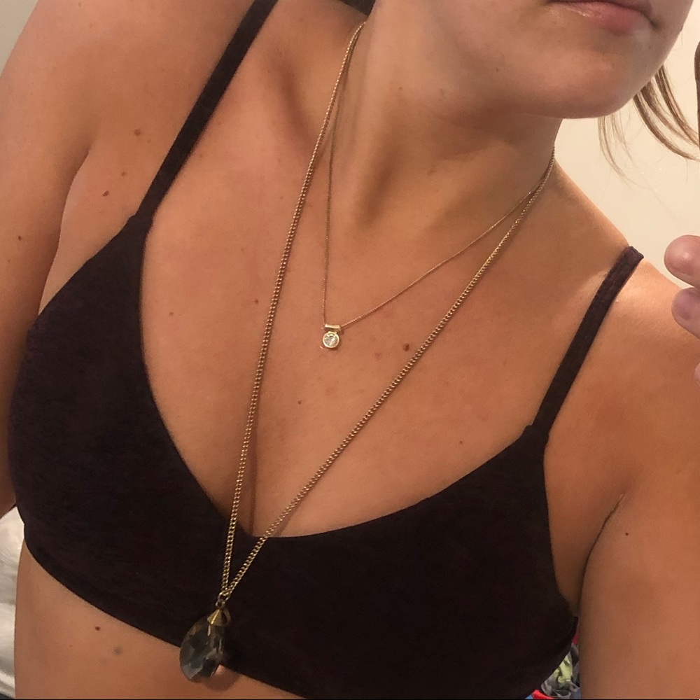 💎 perfect condition-Unique long double necklace